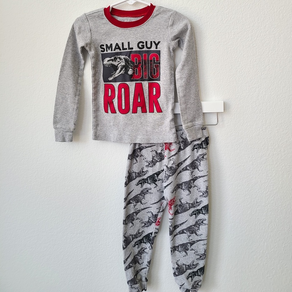 T-Rex Long Sleeve Pajama Set